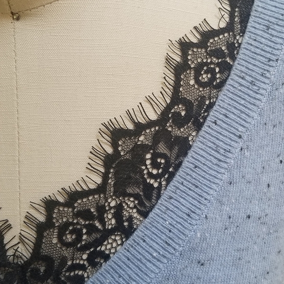 Topshop Brand Maternity Sweater w/ Eyelash Lace - Picture 3 of 5